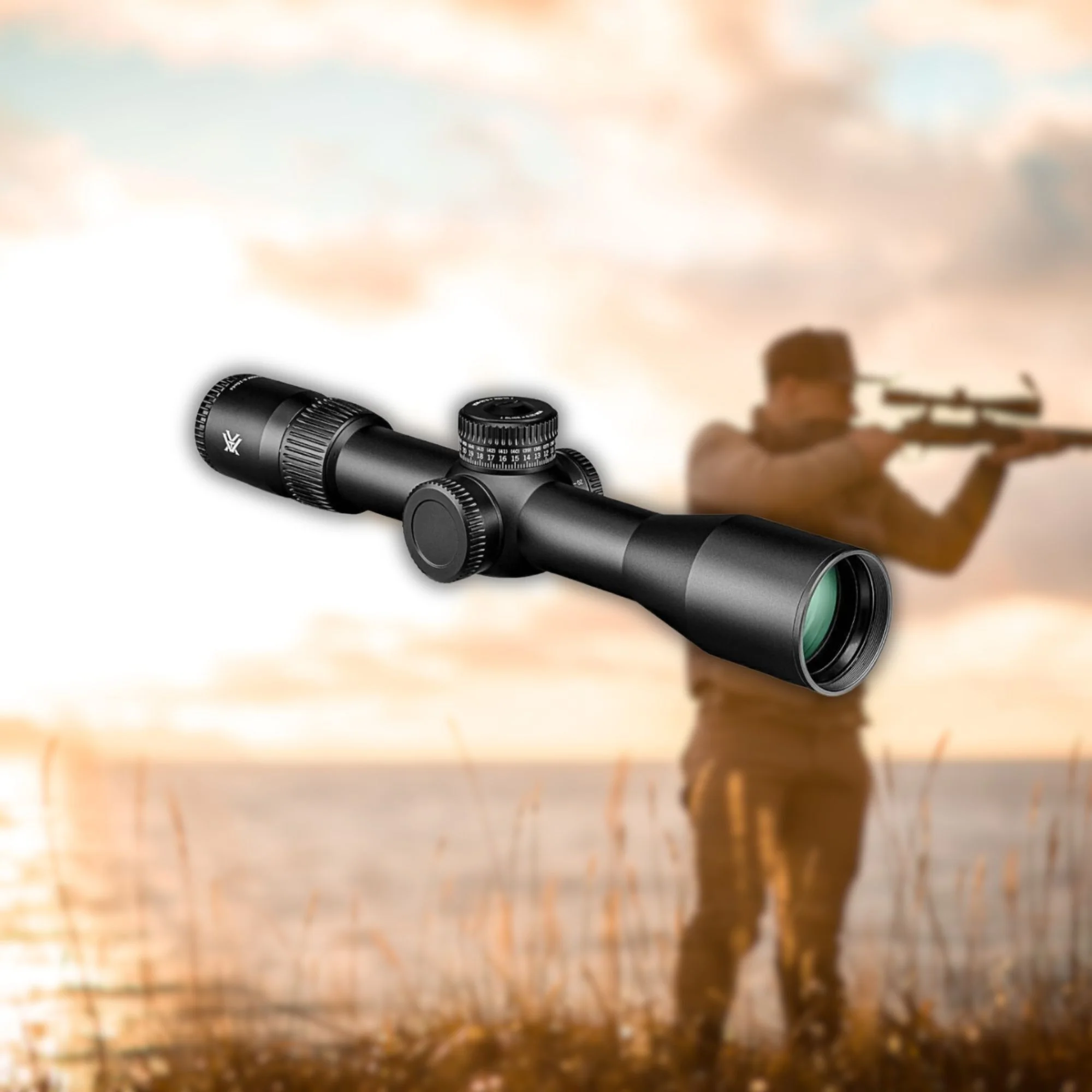 Vortex Venom 3 to 15x 44 FFP Riflescope - EBR-7C MOA Reticle with 34mm Riflescope Rings - Image 7