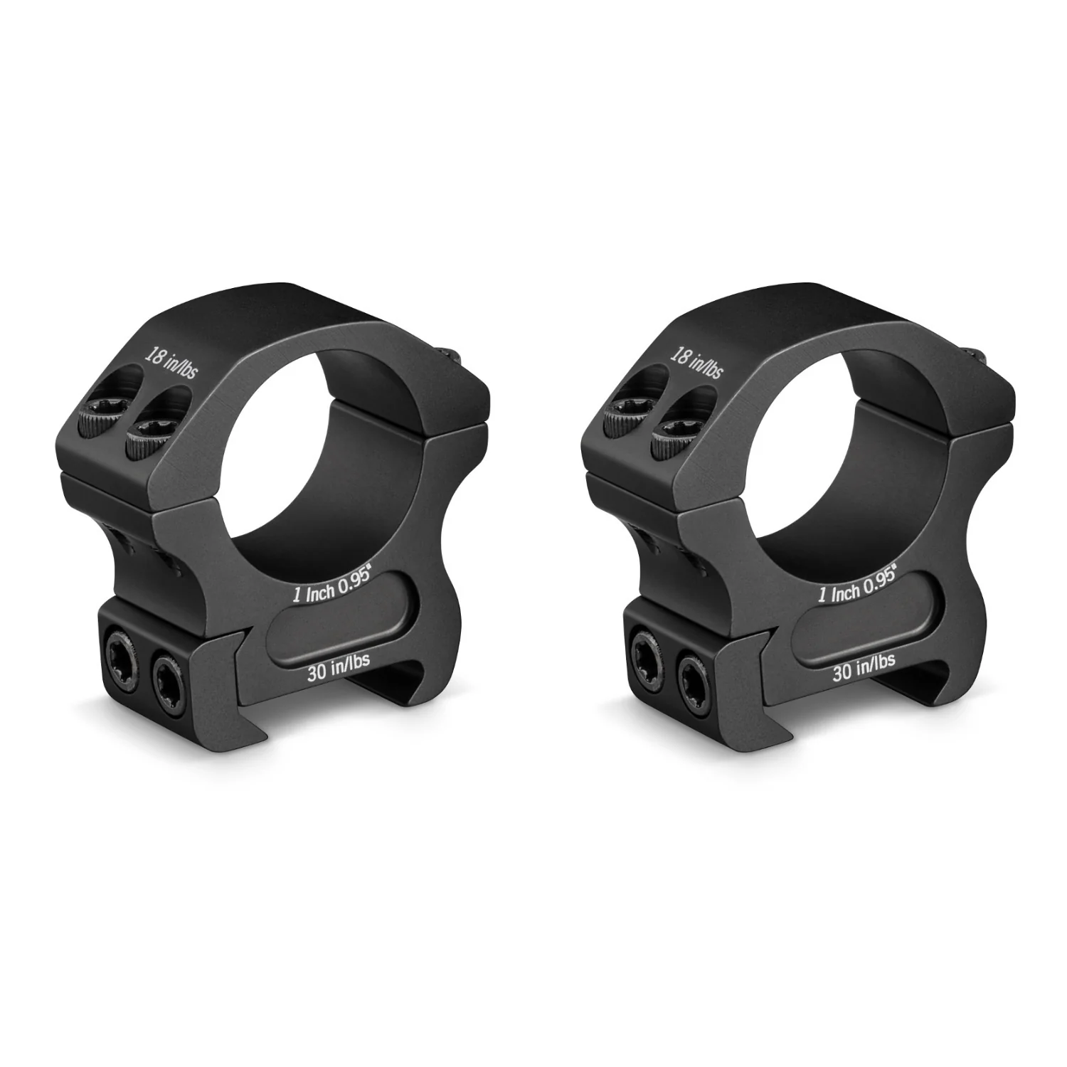 Vortex Mounting Bundle for 1-inch Tube/Picatinny Rail (Medium, 0.95-inch) - Image 3