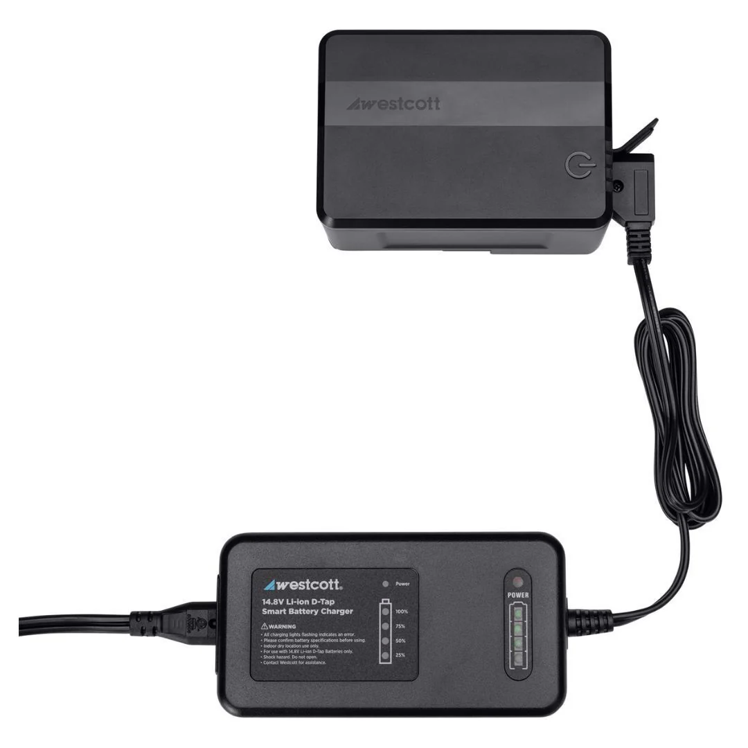 Westcott MV95 Mini V-Mount 14.8v Lithium-ion Battery (95Wh) and Charger Kit - Image 6