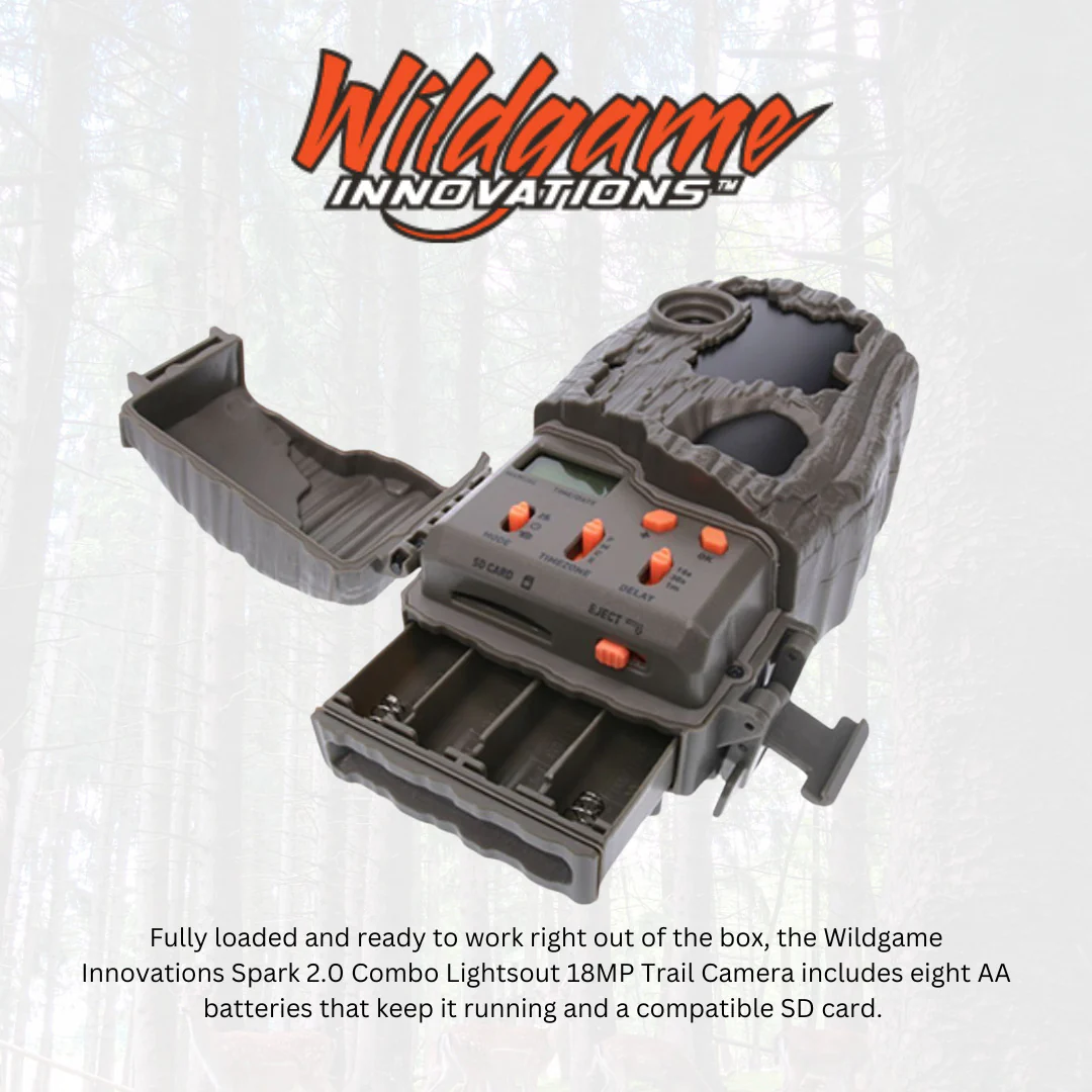 Wildgame Innovations Spark 2.0 Combo Lightsout 18MP Trail Camera with 70-Feet Range (4-Pack) Bundle - Image 6