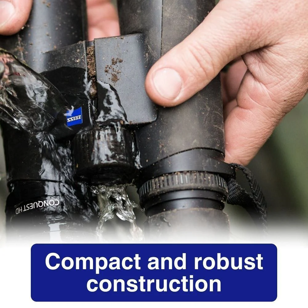 Zeiss Conquest HDX 10x32 Binocular with 90 Percent Light Transmission (Black) Bundle - Image 6